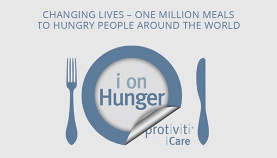 Protiviti wins CSR award for its i on Hunger programme
