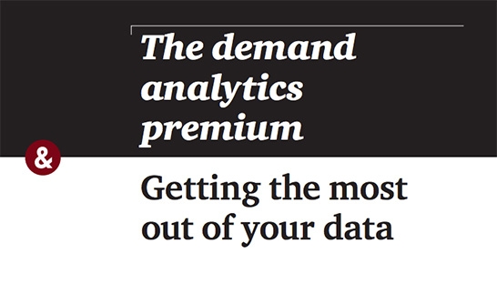 Strategy&: Demand analytics boosts commercial performance