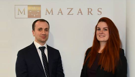 Katie Sharpe joins Mazars from Saffery Champness