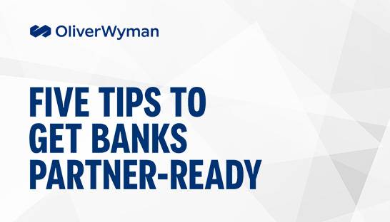 Five best practices for successful banking partnerships