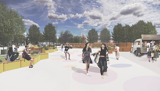 Winchester engages Arup to design a (temporary) public space area