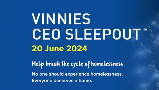 Consulting leaders help 2024 Vinnies CEO Sleepout raise millions