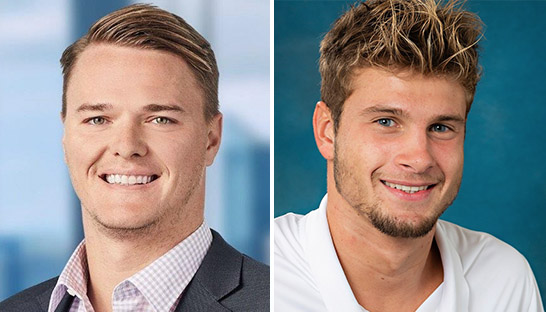 Nathan Power and Jacob Mercep back to work at KPMG and PwC