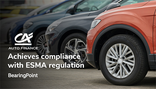 CA Auto Bank collaborates with BearingPoint for ESMA compliance in Germany